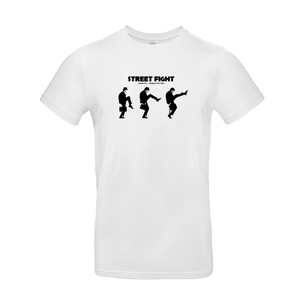 British Fight-T-shirt humoristique - B&C - E190- Thème humour anglais - 