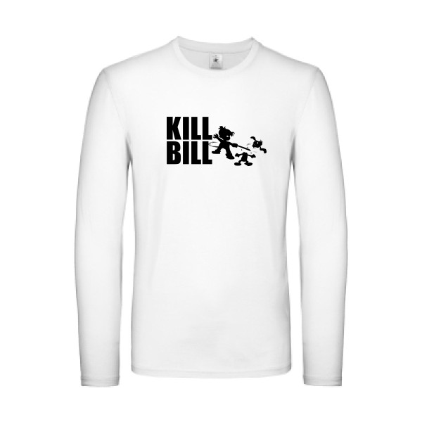 kill bill - T-shirt manches longues léger kill bill Homme - modèle B&C - E150 LSL -thème cinema -