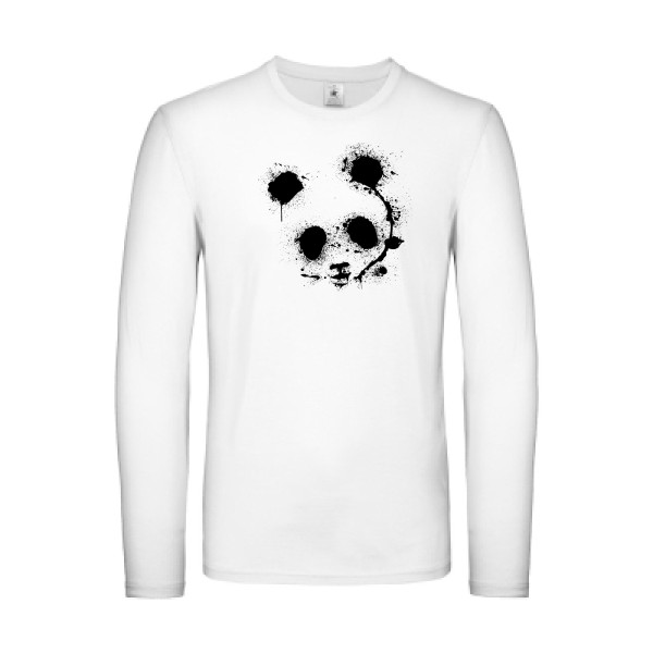 T-shirt manches longues léger panda - Homme -B&C - E150 LSL 