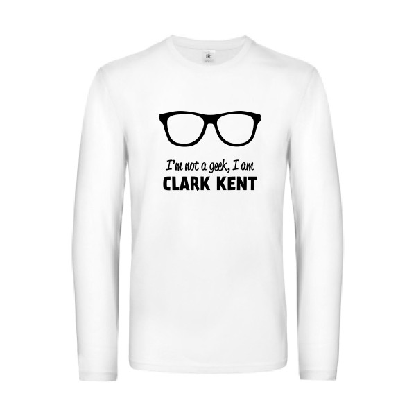 I am Clark Kent -T-shirt manches longues superman pour un look vintage