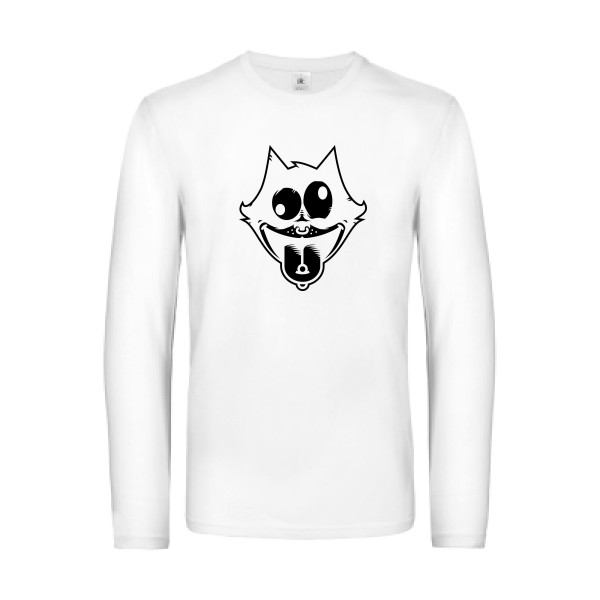 Freak the cat ! - T-shirt manches longues - modèle B&C - E190 LSL -thème bd et dessins animés -
