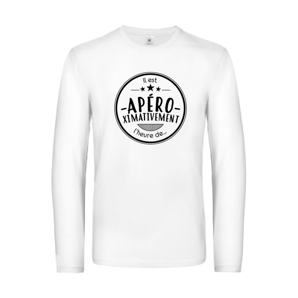 T-shirt manches longues - B&C - E190 LSL - Apéro
