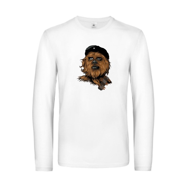 Chewie guevara -T-shirt manches longues  parodie Homme  -B&C - E190 LSL -thème  cinema - 