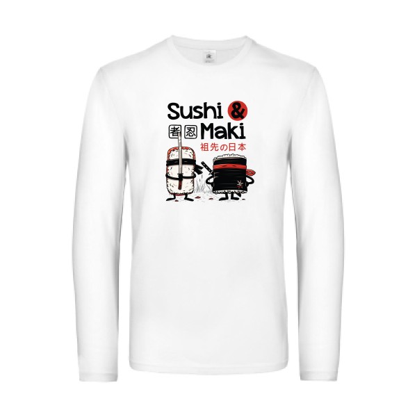 Sushi et Maki-B&C - E190 LSL - T-shirts et sweats originaux -