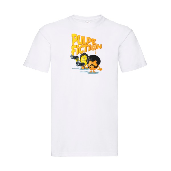 Pulpe Fiction -T-shirt Homme humoristique -Fruit of the loom 205 g/m² -Thème humour et cinéma -