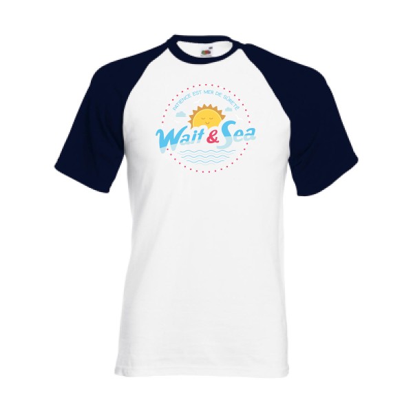  T-shirt baseball original Homme  - Wait & Sea - 