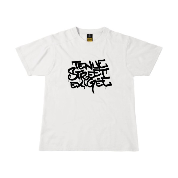 Tenue street exigée -T-shirt workwear streetwear Homme  -B&C - Workwear T-Shirt -Thème streetwear -