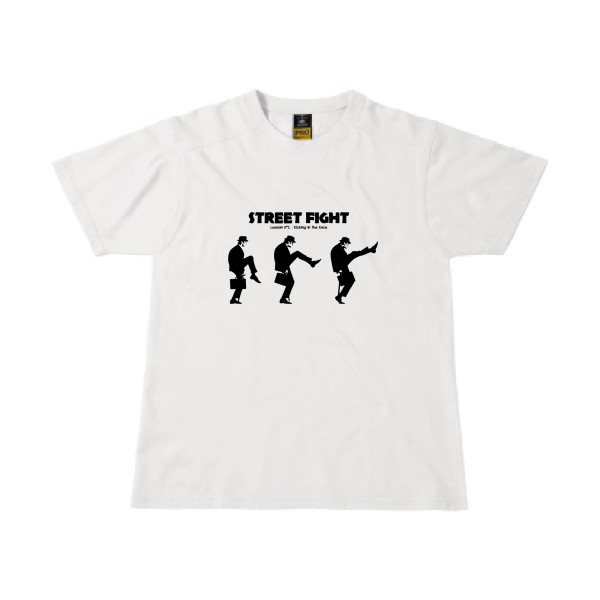 British Fight-T-shirt workwear humoristique - B&C - Workwear T-Shirt- Thème humour anglais - 