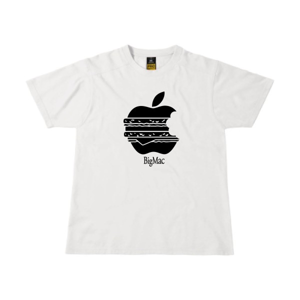 BigMac -T-shirt workwear Geek- Homme -B&C - Workwear T-Shirt -thème  parodie - 