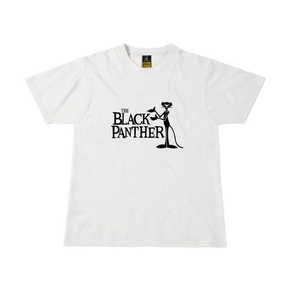 The black panther -T-shirt workwear cool Homme -B&C - Workwear T-Shirt -thème  cinema - 
