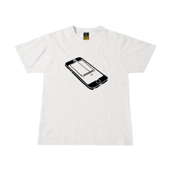 Piège - T-shirt workwear amusant pour Homme -modèle B&C - Workwear T-Shirt - thème Geek et gamer -