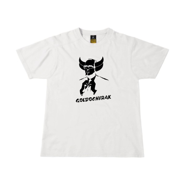 Goldochirak - T-shirt workwear amusant pour Homme -modèle B&C - Workwear T-Shirt - thème parodie et politique -