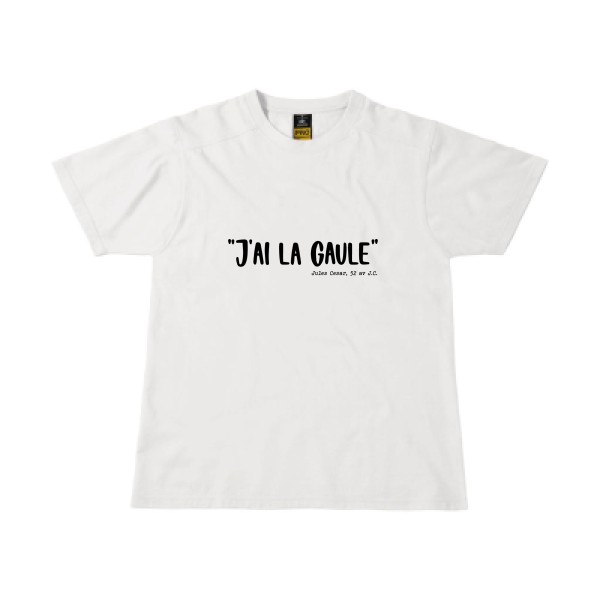 La Gaule! - modèle B&C - Workwear T-Shirt - T shirt humoristique - thème humour potache -