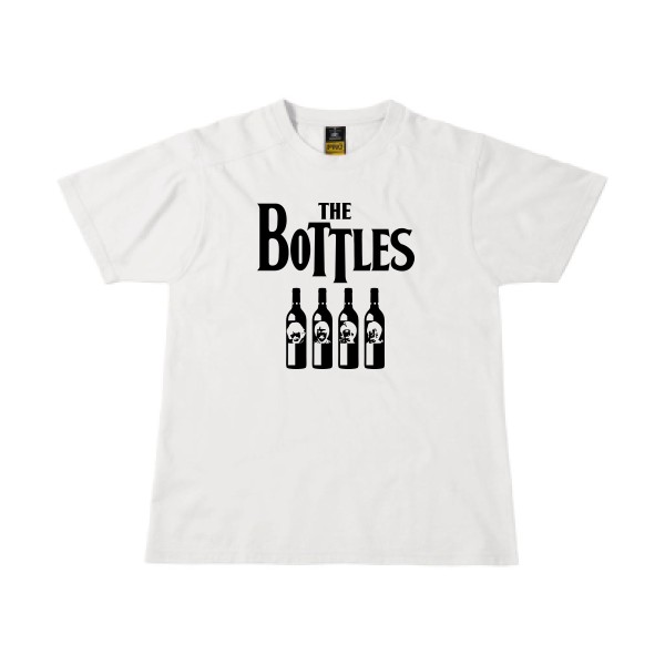 The Bottles - T-shirt workwear parodie  pour Homme - modèle B&C - Workwear T-Shirt - thème parodie et musique vintage -