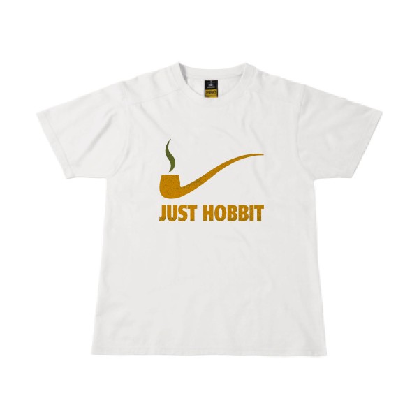 Just Hobbit - T-shirt workwear seigneur des anneaux Homme - modèle B&C - Workwear T-Shirt -thème cinema -