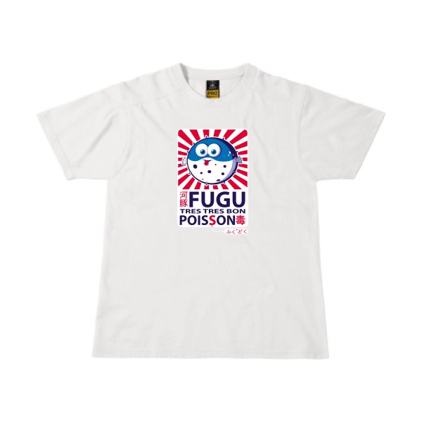 Fugu - T-shirt workwear trés marrant Homme - modèle B&C - Workwear T-Shirt -thème burlesque -