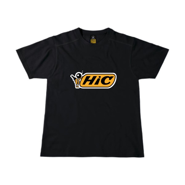 Hic-T-shirt workwear humoristique - B&C - Workwear T-Shirt- Thème vêtement parodie -