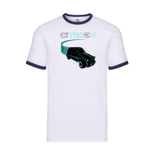 Tron - Tee shirt voiture - Fruit of the loom - Ringer Tee -