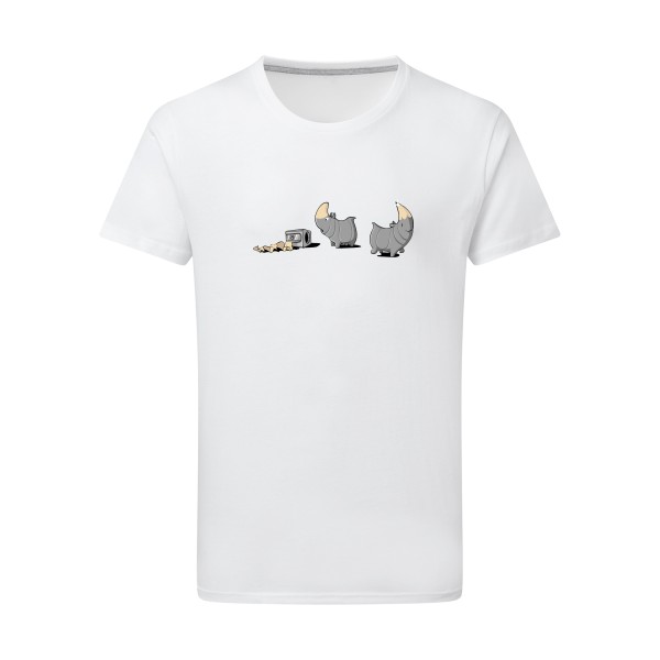 Rhinoféroce - T-shirt léger humour potache Homme  -SG - Men - Thème humour noir -