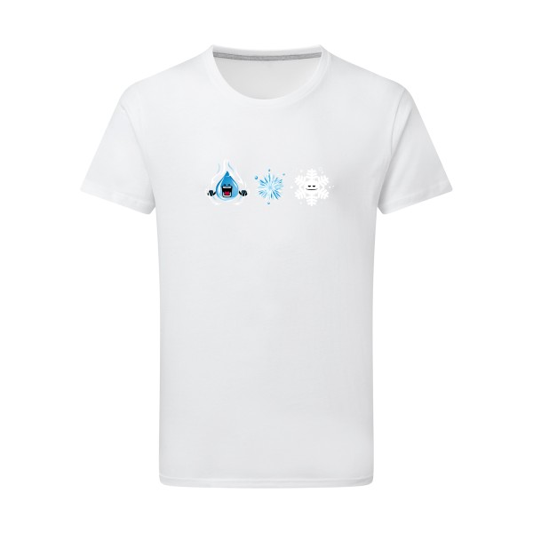 SnowFlake - T-shirt léger drôle Homme  -SG - Men - Thème original et drôle -