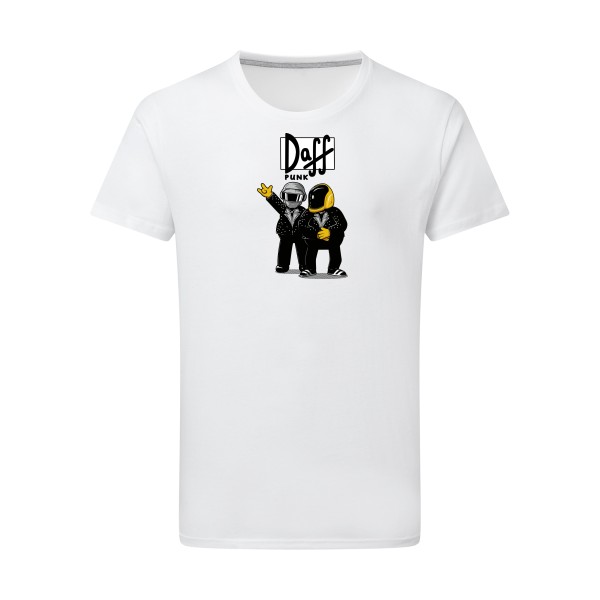 Duff Punk - T-shirt léger rétro Homme - modèle SG - Men -thème dj et  vintage -