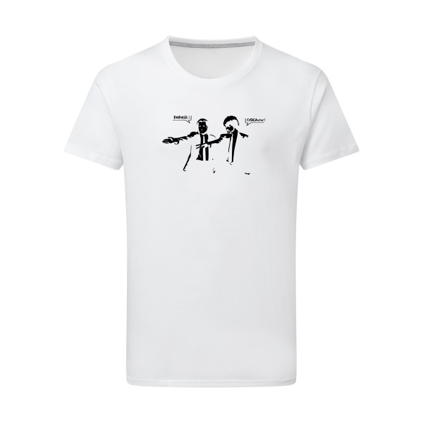 Papier Ciseaux - T-shirt léger pulp fiction pour Homme -modèle SG - Men - thème parodie et humour -