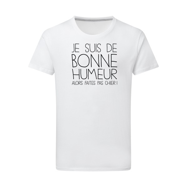 BONNE HUMEUR-T-shirt léger -thème tee shirt à message -SG - Men -