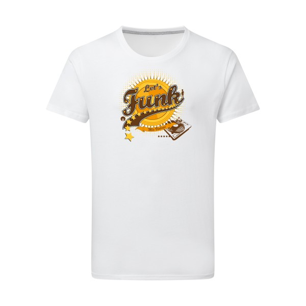Let's funk - T-shirt léger vintage  - modèle SG - Men -thème rétro et funky -