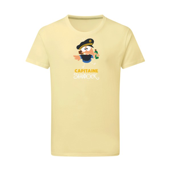 Capitaine Shaddock  - T-shirt léger cocasse pour Homme -modèle SG - Men - thème humour et parodie- 