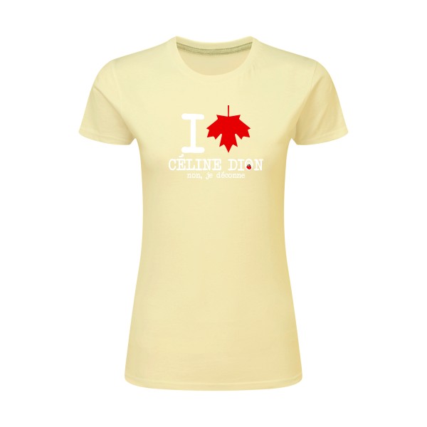 I loVe Céline - T-shirt femme léger celine dion -SG - Ladies