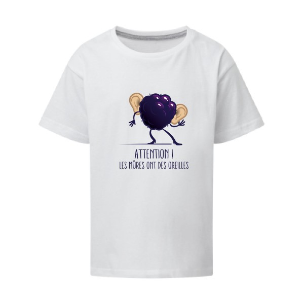T-shirt enfant rigolo-Mûres -SG - Kids