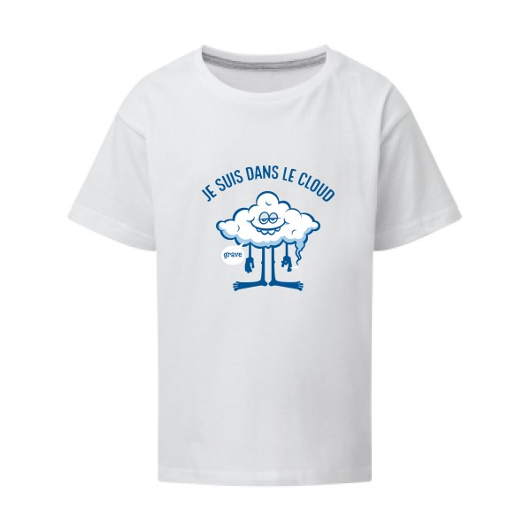 Cloud - T-shirt enfant geek cool pour Enfant -modèle SG - Kids - thème Geek et gamers-