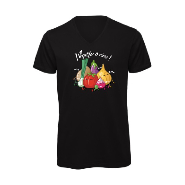 Vegete à rien ! - Tee shirt ecolo -Homme -B&C - Inspire V/men