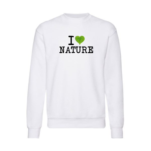 Sweat shirt Homme original sur le thème de l'écologie - Naturophile - 