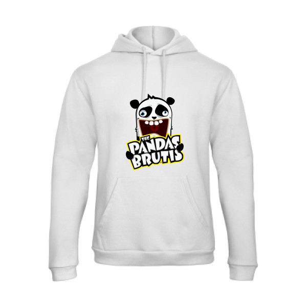 The Magical Mystery Pandas Brutis - t shirt idiot -B&C - Hooded Sweatshirt Unisex 