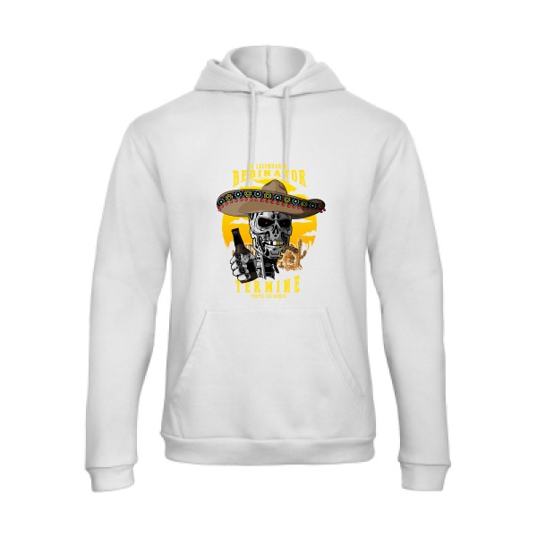 bibinator - Sweat capuche alcool Homme - modèle B&C - Hooded Sweatshirt Unisex  -thème parodie alcool -