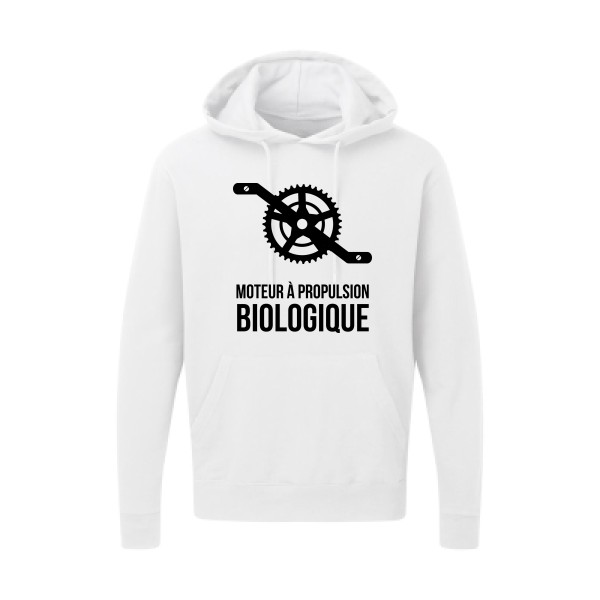 Cyclisme & écologie - SG - Hooded Sweatshirt Homme - Sweat capuche humour velo - thème cyclisme et ecologie -