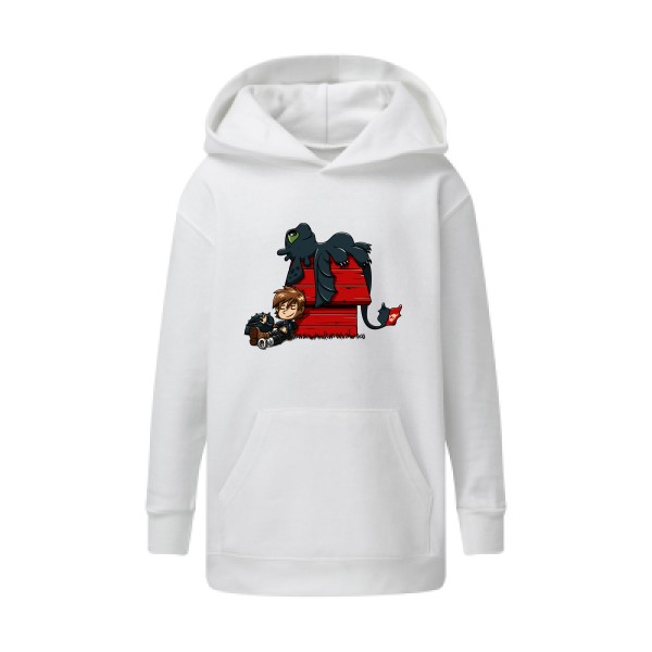 Sweat capuche enfant - SG - Kids' Hooded Sweatshirt - Dragon Peanuts