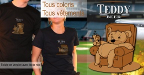 Teddy Beer (texte blanc)&nbsp;par&nbsp;poupou