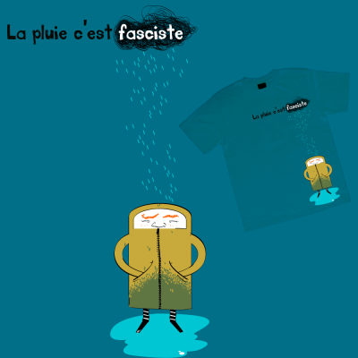 la pluie...
