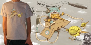 flying cardboard&nbsp;par&nbsp;flambi