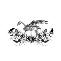 Winged dead horse