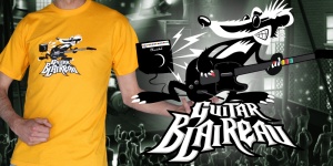 T-shirt Guitar blaireau