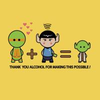 Thank you alcohol !