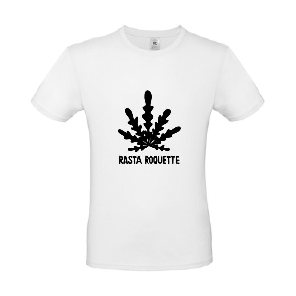 T-shirt léger - B&C - E150 - Rasta roquette