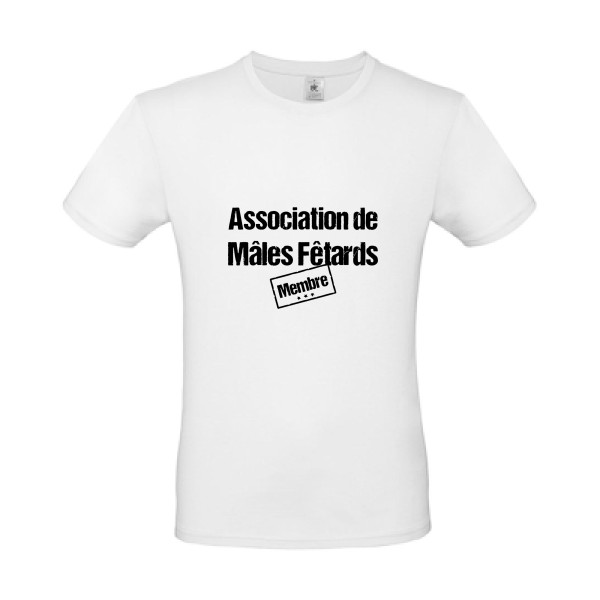 T-shirt léger - B&C - E150 - Association de Mâles Fêtards