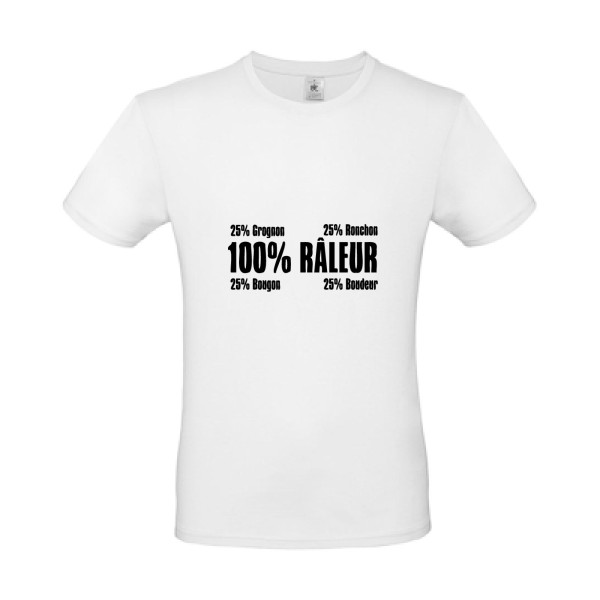 T-shirt léger - B&C - E150 - Râleur