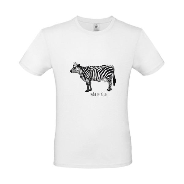 T-shirt léger - B&C - E150 - drole de zebre