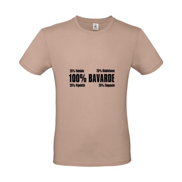 T-shirt léger - B&C - E150 - t-shirt Bavarde