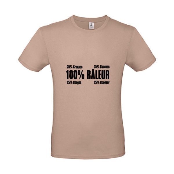 T-shirt léger - B&C - E150 - Râleur